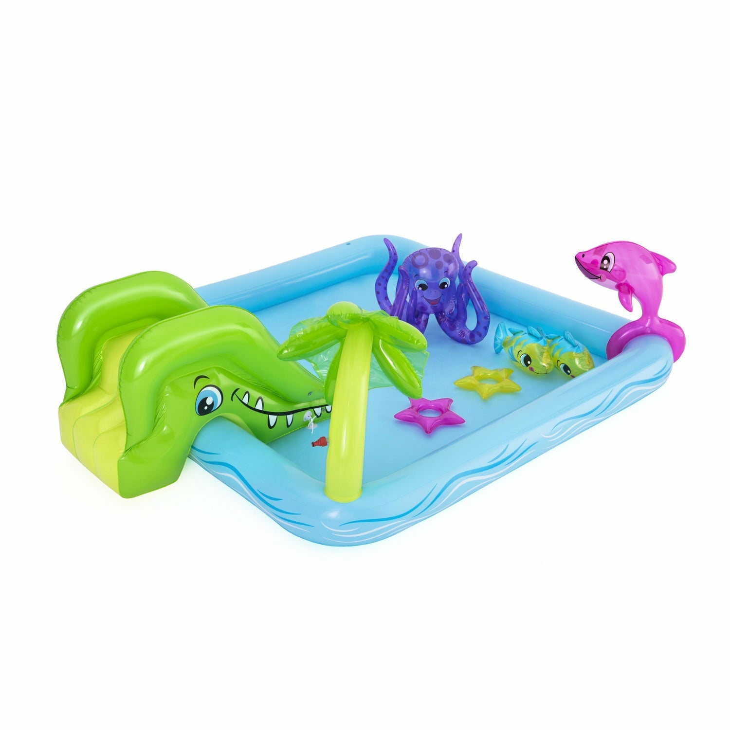 BESTWAY - Piscina parco giochi Fantastic Acquarium 239x206cm
